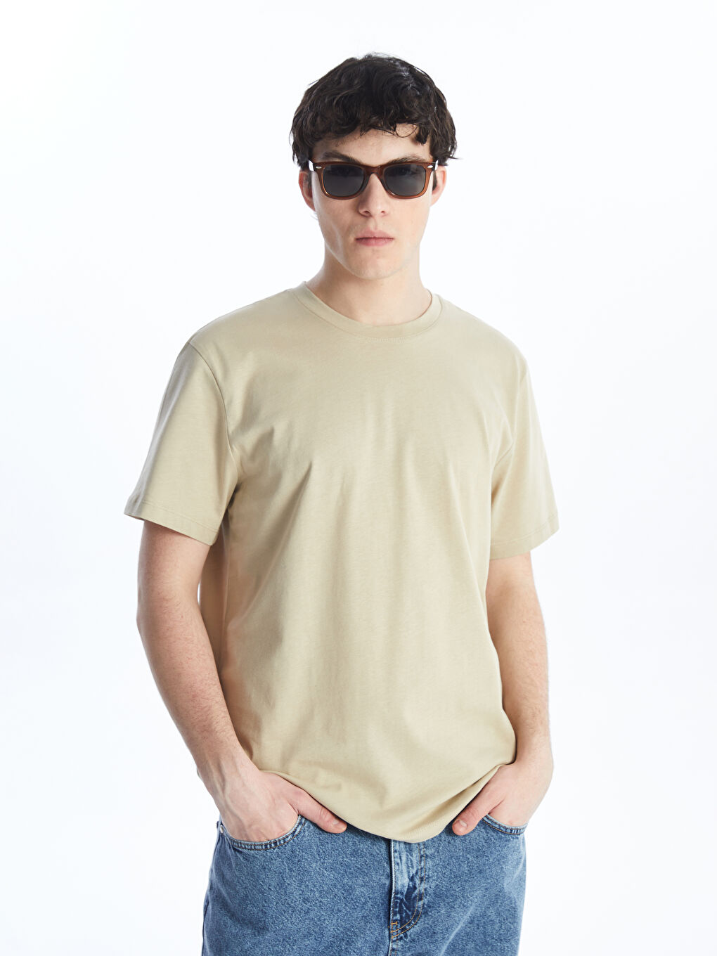 Crew Neck Jersey Men's T-Shirt