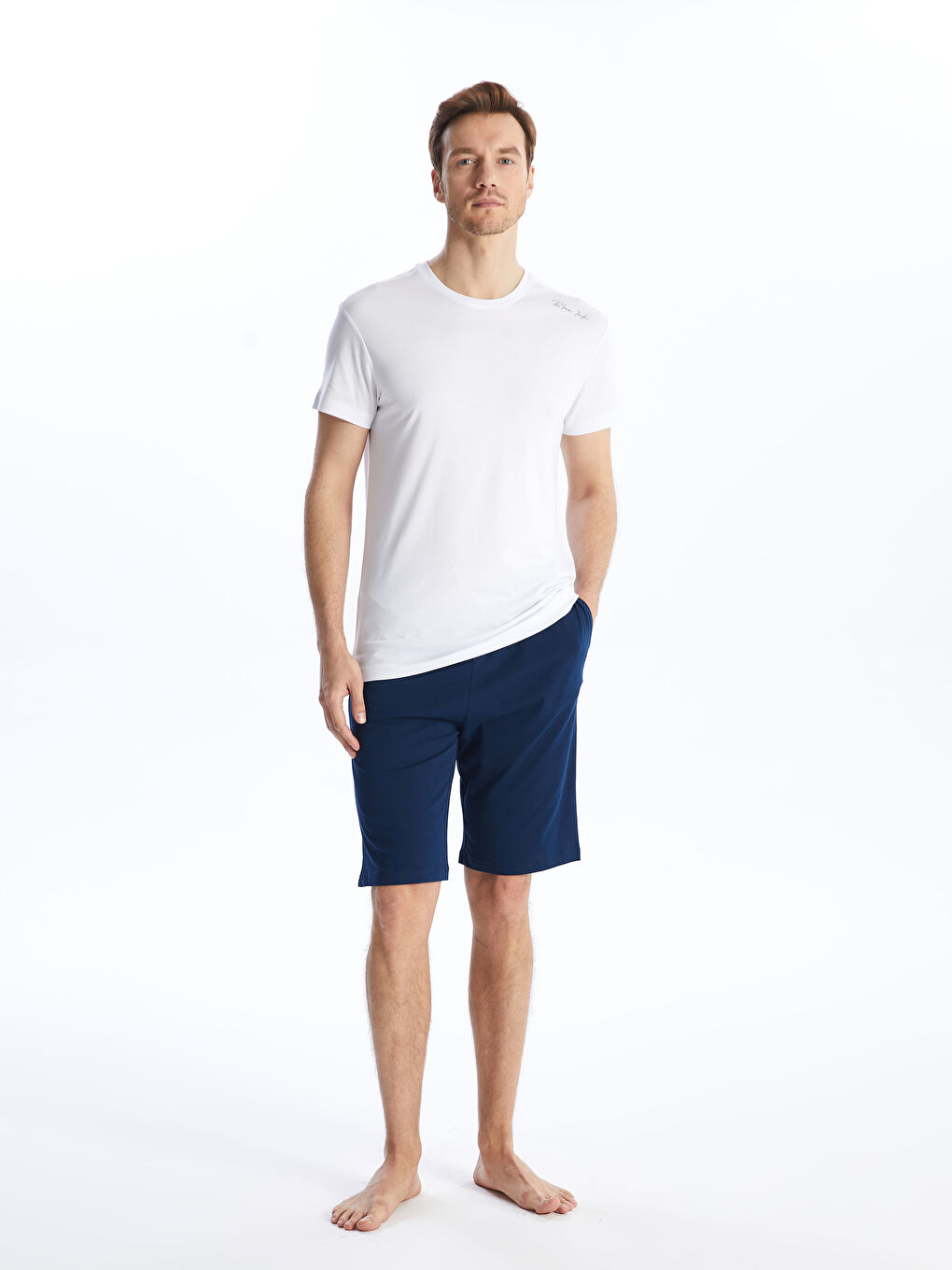Standard Fit Men's Pyjama Bottom Shorts-1