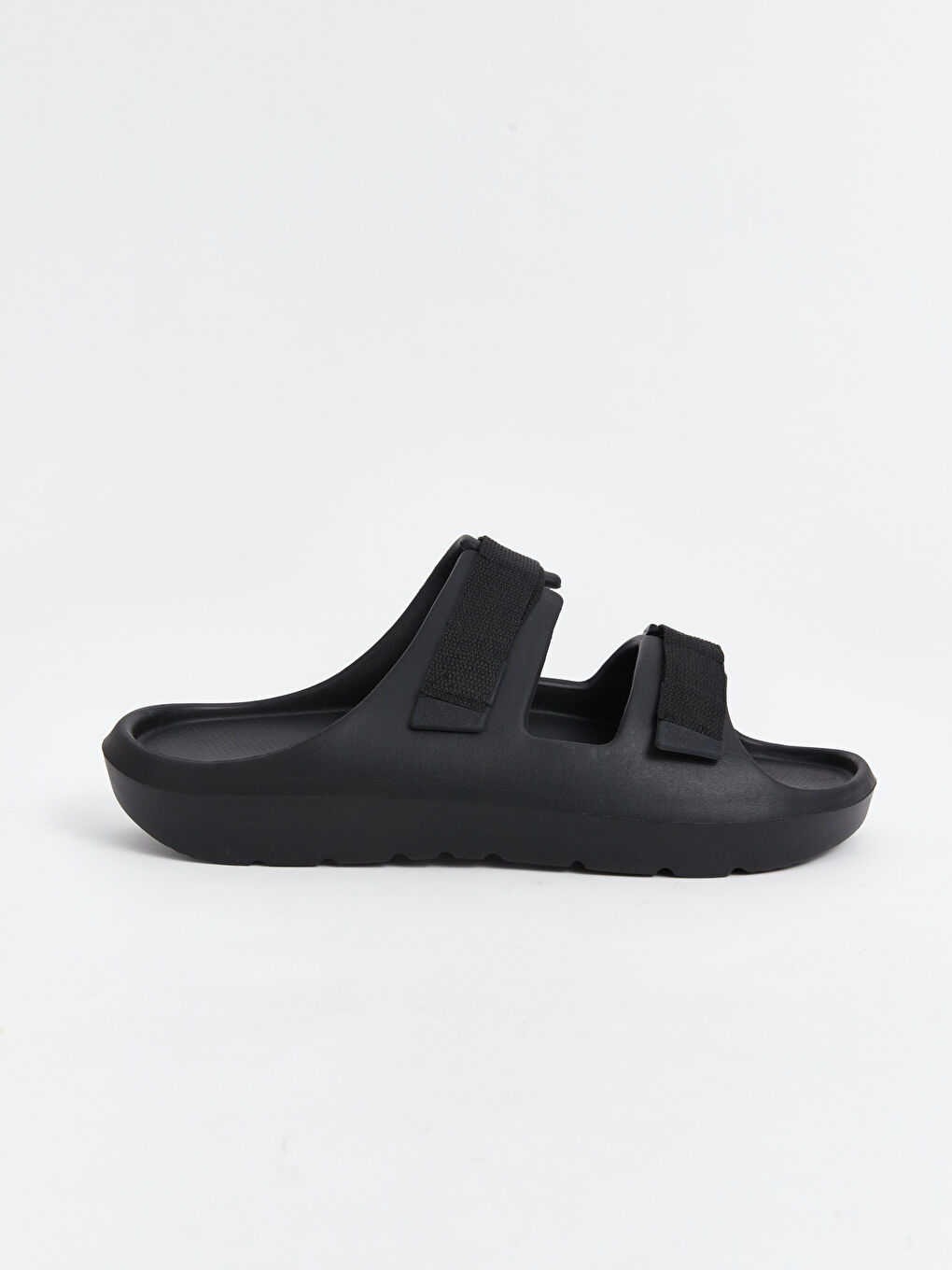 شبشب رجالي بحزام مزدوج بتفاصيل إبزيم-1