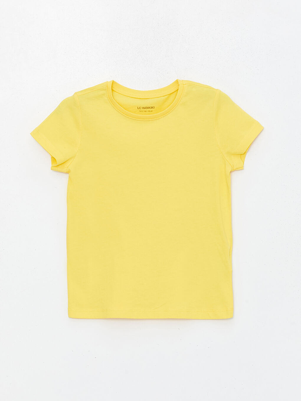 LCW Kids Crew Neck Basic Short Sleeve Girls' T-Shirt 2 Pack -S4KK30Z4-G0W