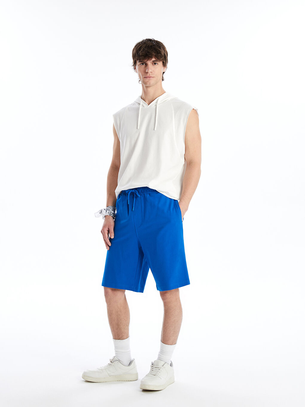 Standard Fit Men's Bermuda Shorts -S4KL40Z8-JUF