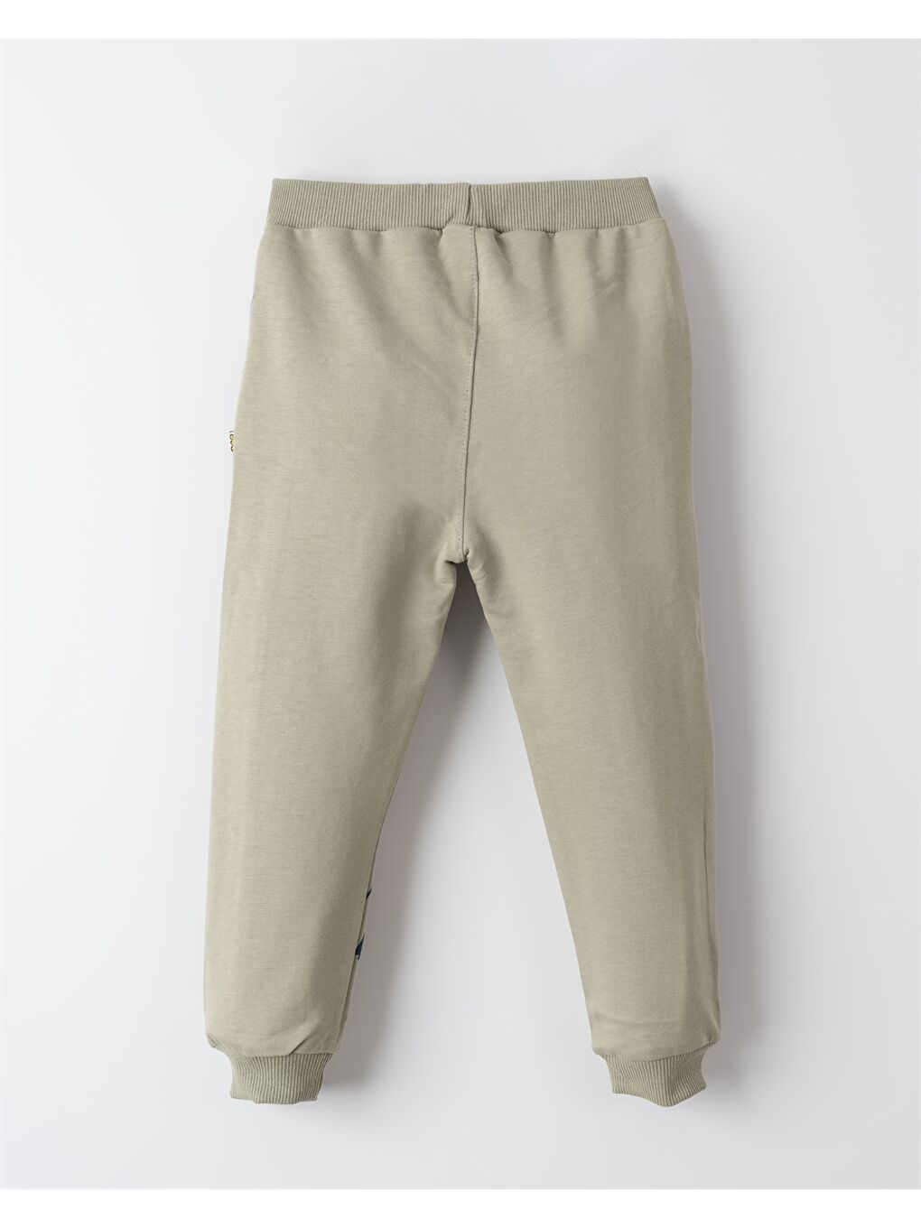 Yeşil Beli Lastikli Baskılı Erkek Bebek Jogger Eşofman Altı-1