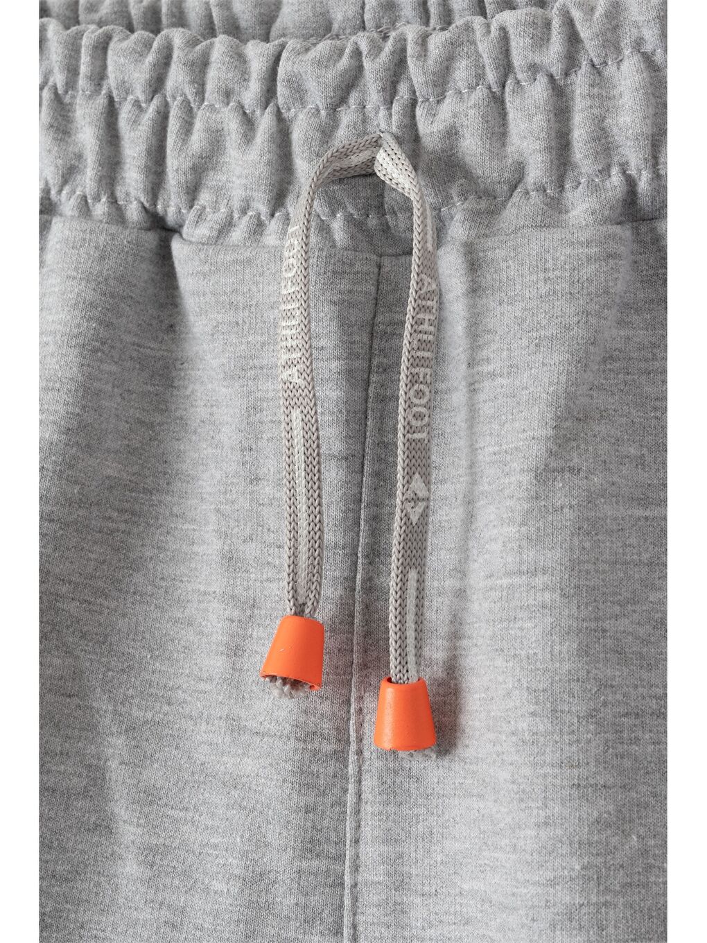 Gri Beli Lastikli Baskılı Erkek Çocuk Jogger Eşofman Altı-2