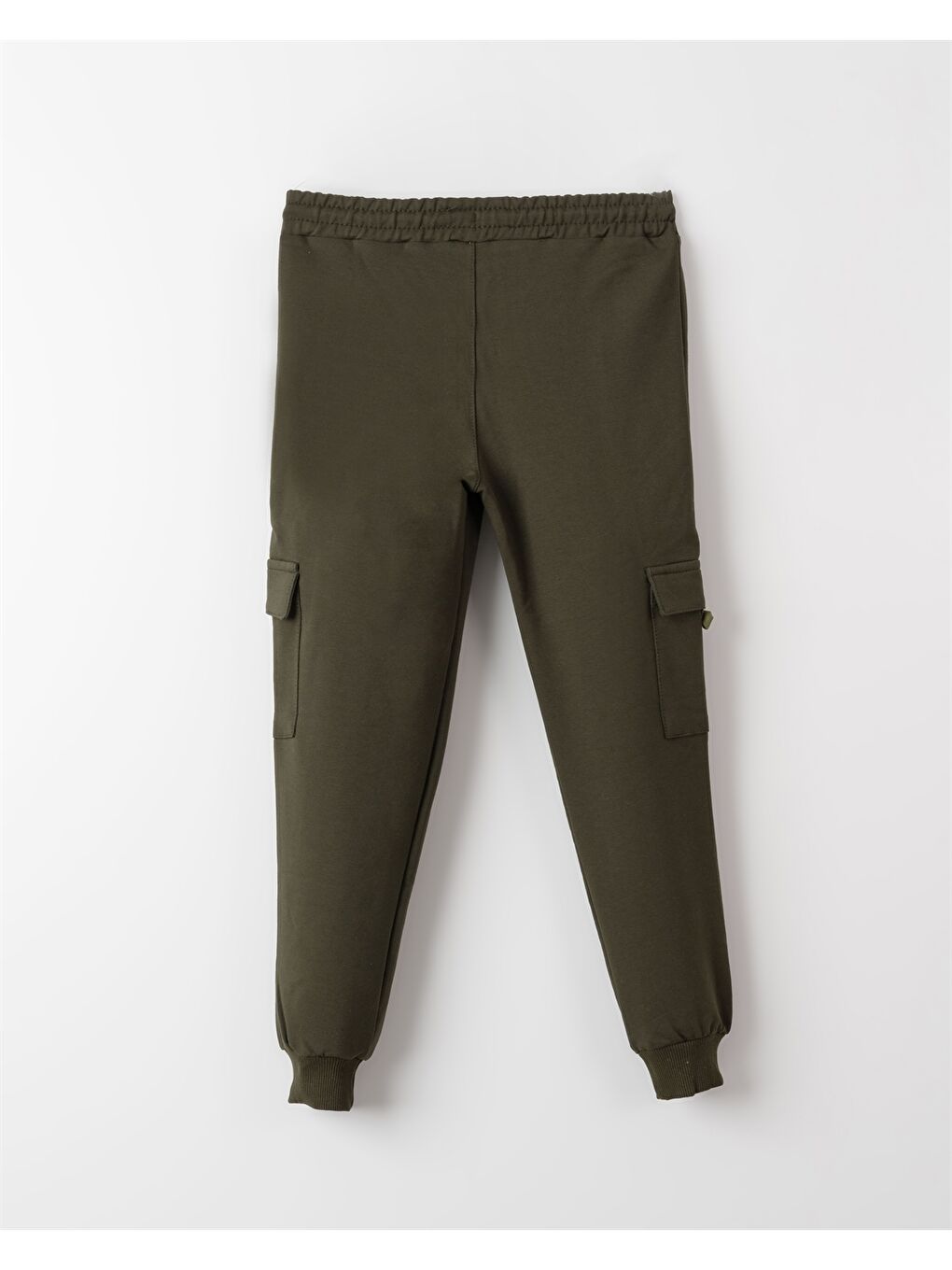 Haki Beli Lastikli Erkek Çocuk Jogger Eşofman Altı-1