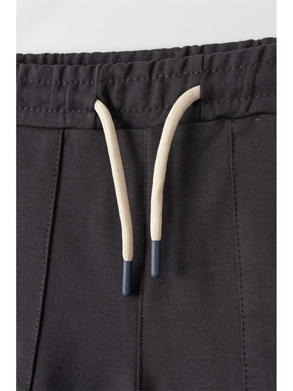 Gri Beli Lastikli Baskılı Erkek Çocuk Jogger Eşofman Altı-1