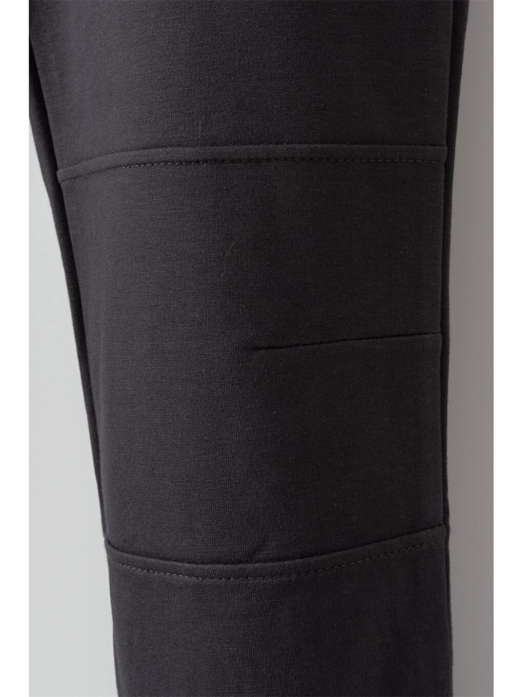 Gri Beli Lastikli Baskılı Erkek Çocuk Jogger Eşofman Altı-3