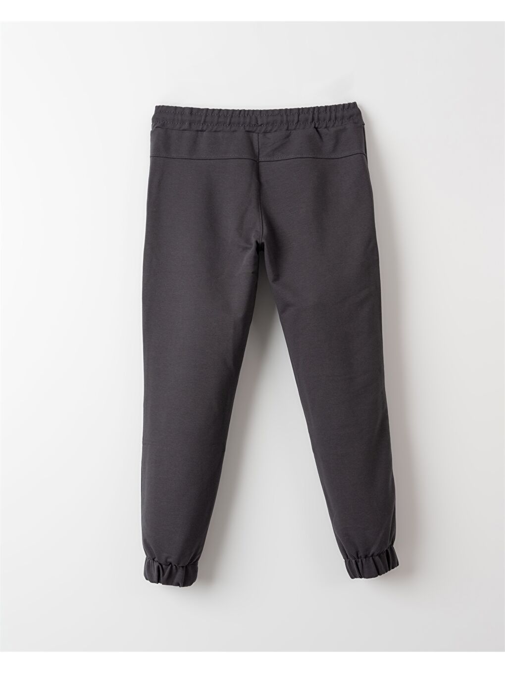Gri Beli Lastikli Baskılı Erkek Çocuk Jogger Eşofman Altı-4