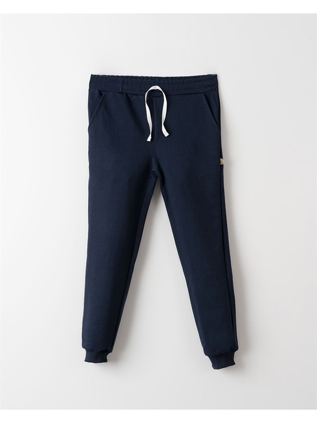 Lacivert Beli Lastikli Kız Bebek Jogger Eşofman Alt