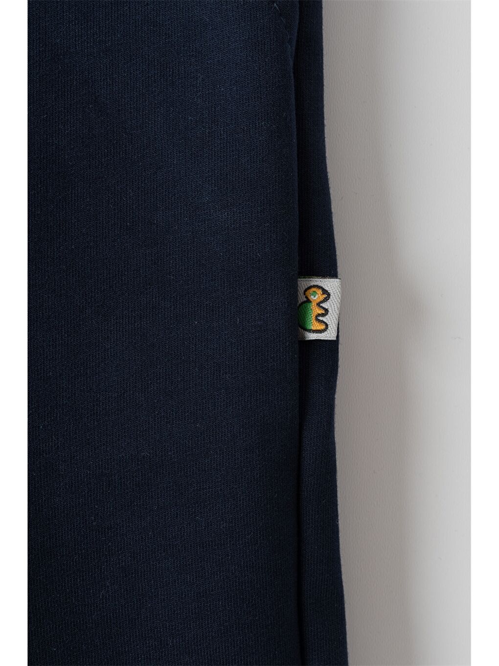 Lacivert Beli Lastikli Kız Bebek Jogger Eşofman Alt-2