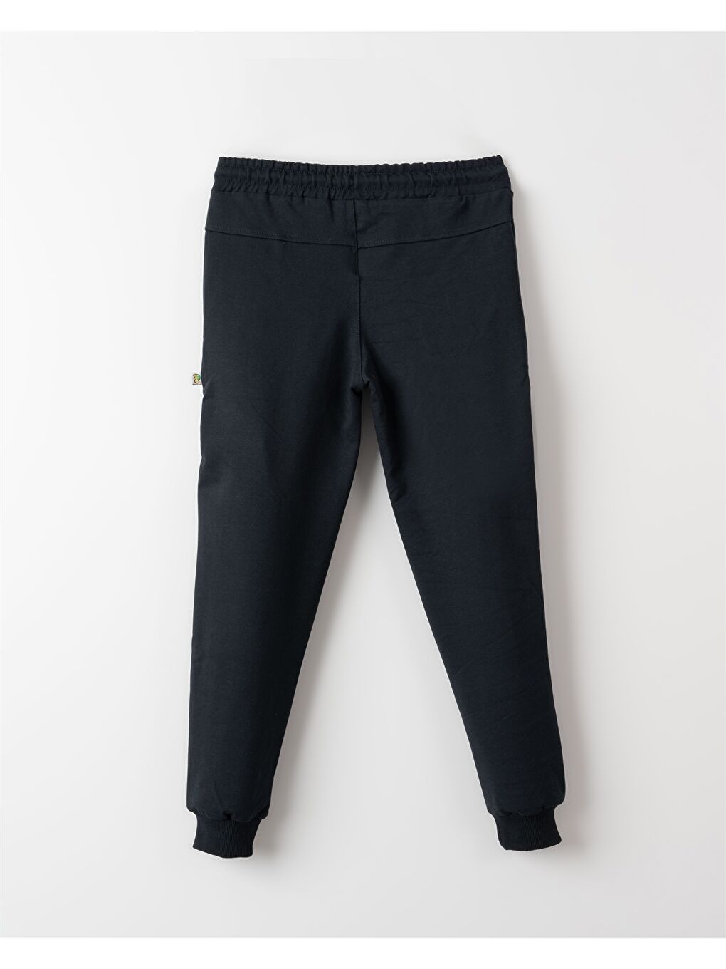 Lacivert Beli Lastikli Baskılı Erkek Çocuk Jogger Eşofman Altı-1