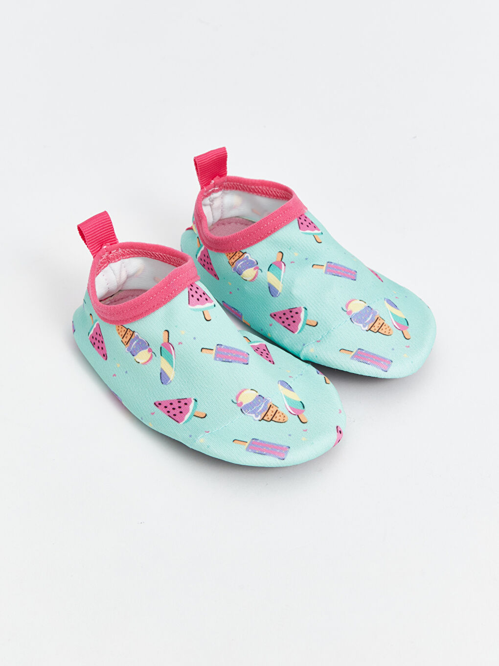 Karışık Baskılı Kız Bebek Deniz Ayakkabısı