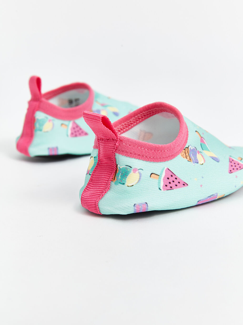 Karışık Baskılı Kız Bebek Deniz Ayakkabısı-4