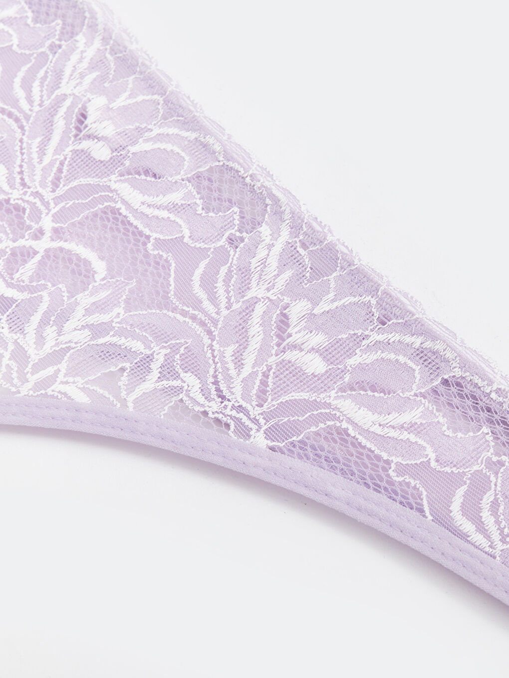 Lila Dantelli Tanga Külot-2