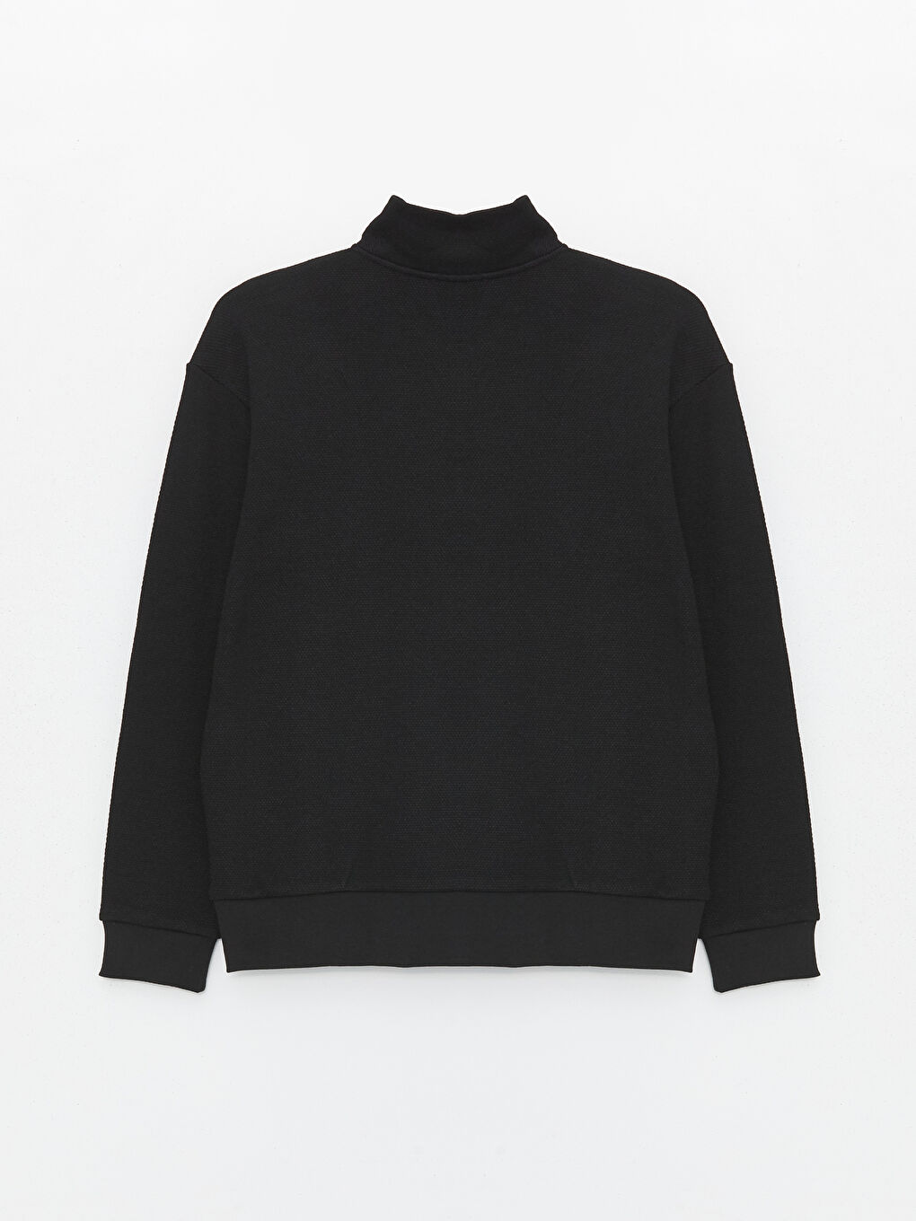 LCW Vision Siyah Dik Yaka Erkek Sweatshirt - 6