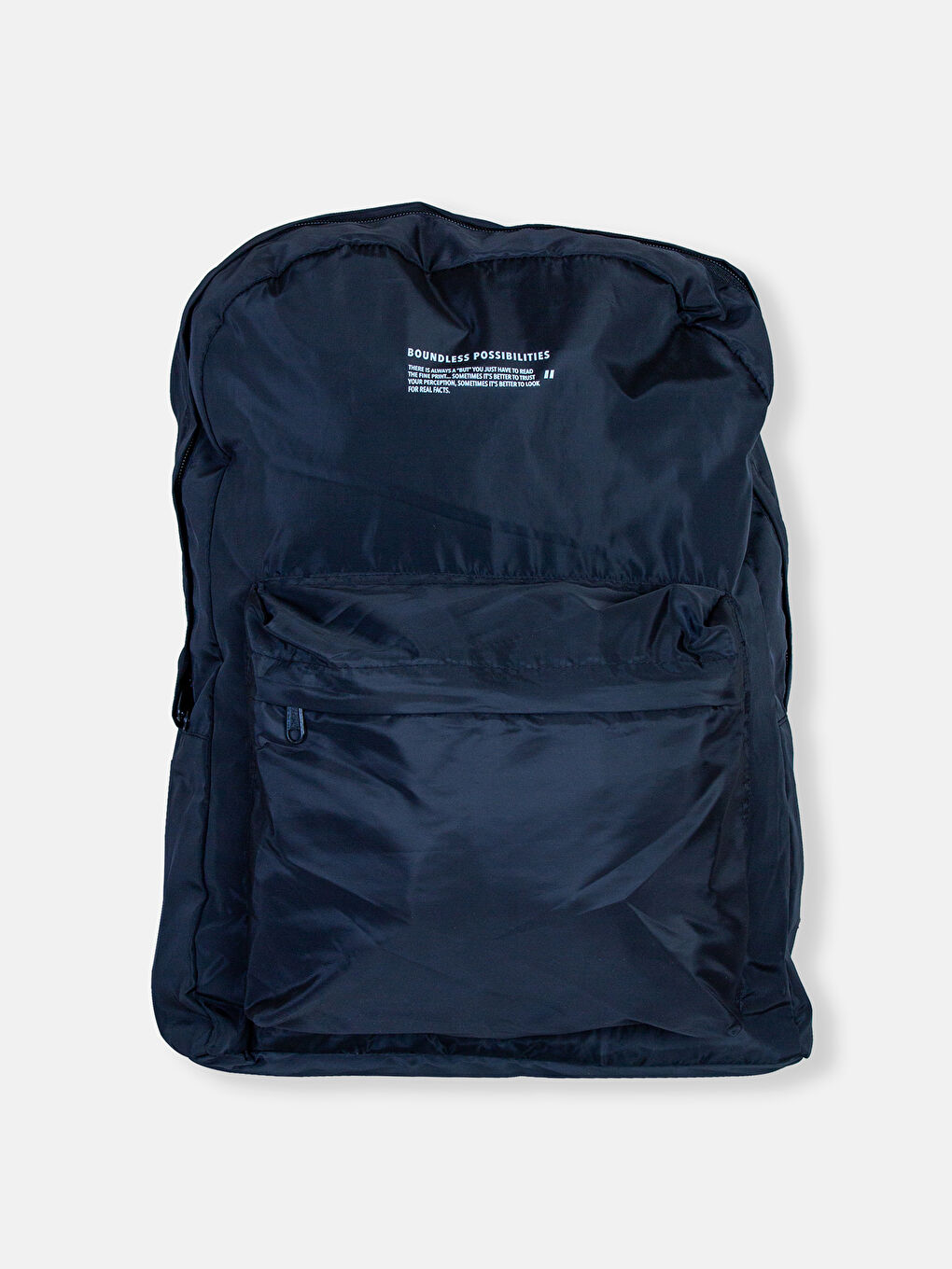 Letter Printed Men's Backpack