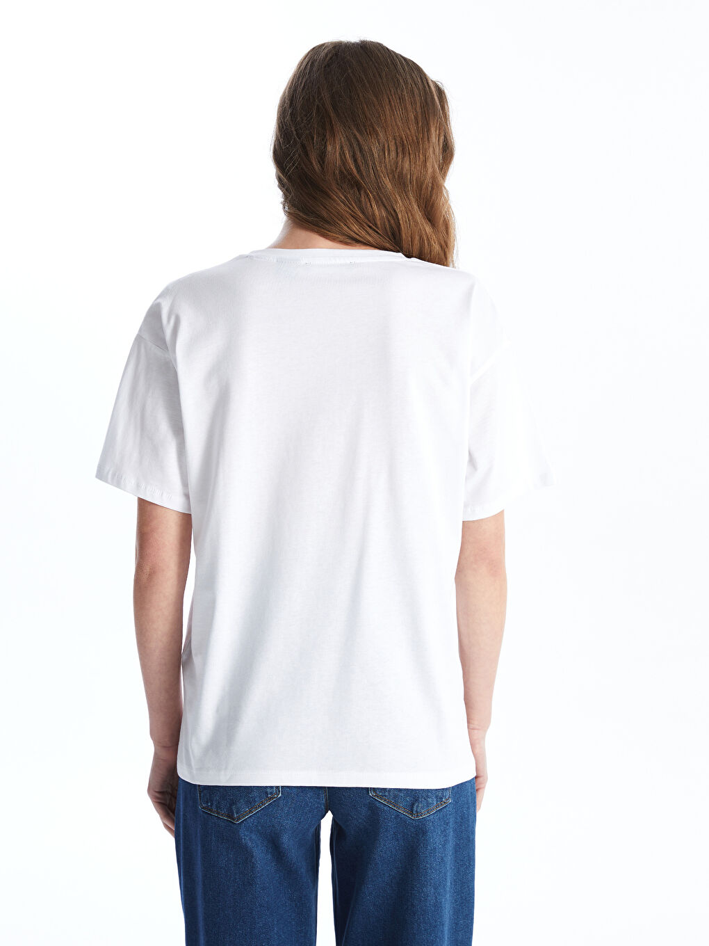 Crew Neck Mickey Mouse Printed Short Sleeve Maternity T-shirt -S4KN97Z8-E5X