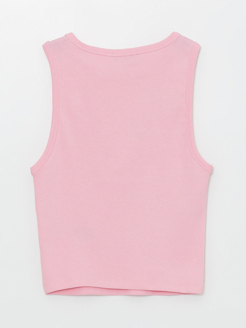 XSIDE Pembe Bisiklet Yaka Baskılı Kadın Crop - 6