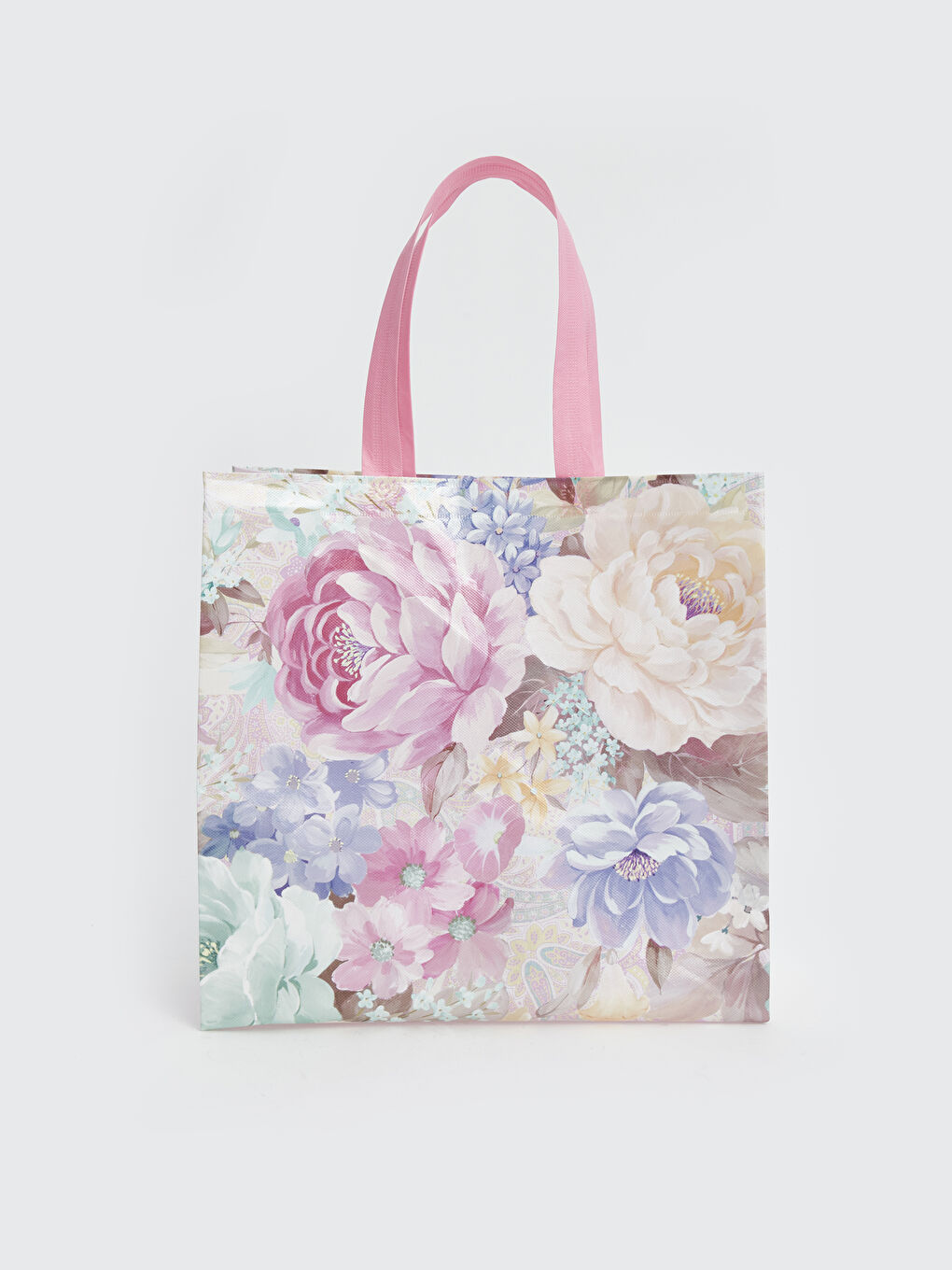 Karışık Baskılı Alışveriş Çantası