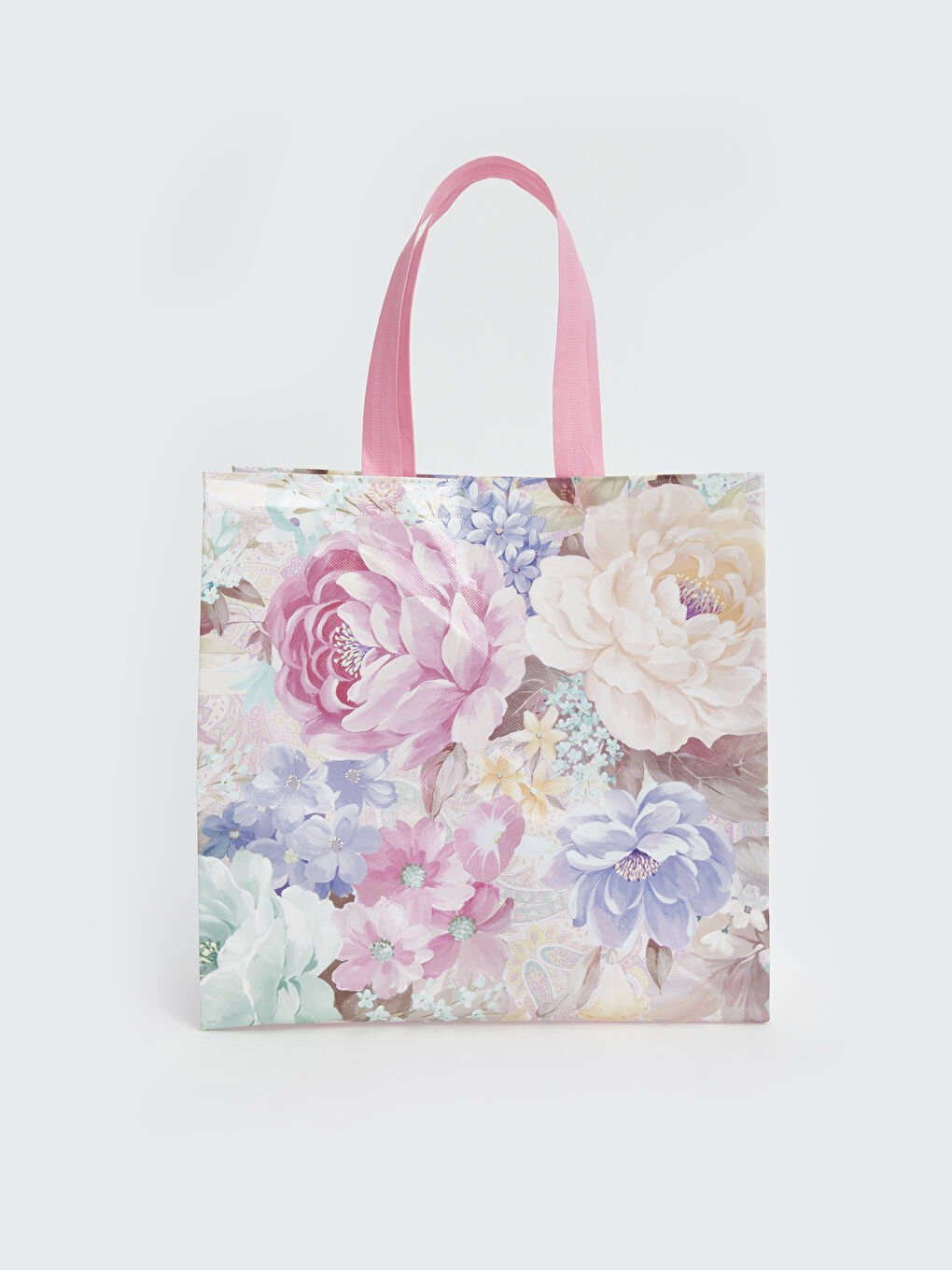 Karışık Baskılı Alışveriş Çantası-1