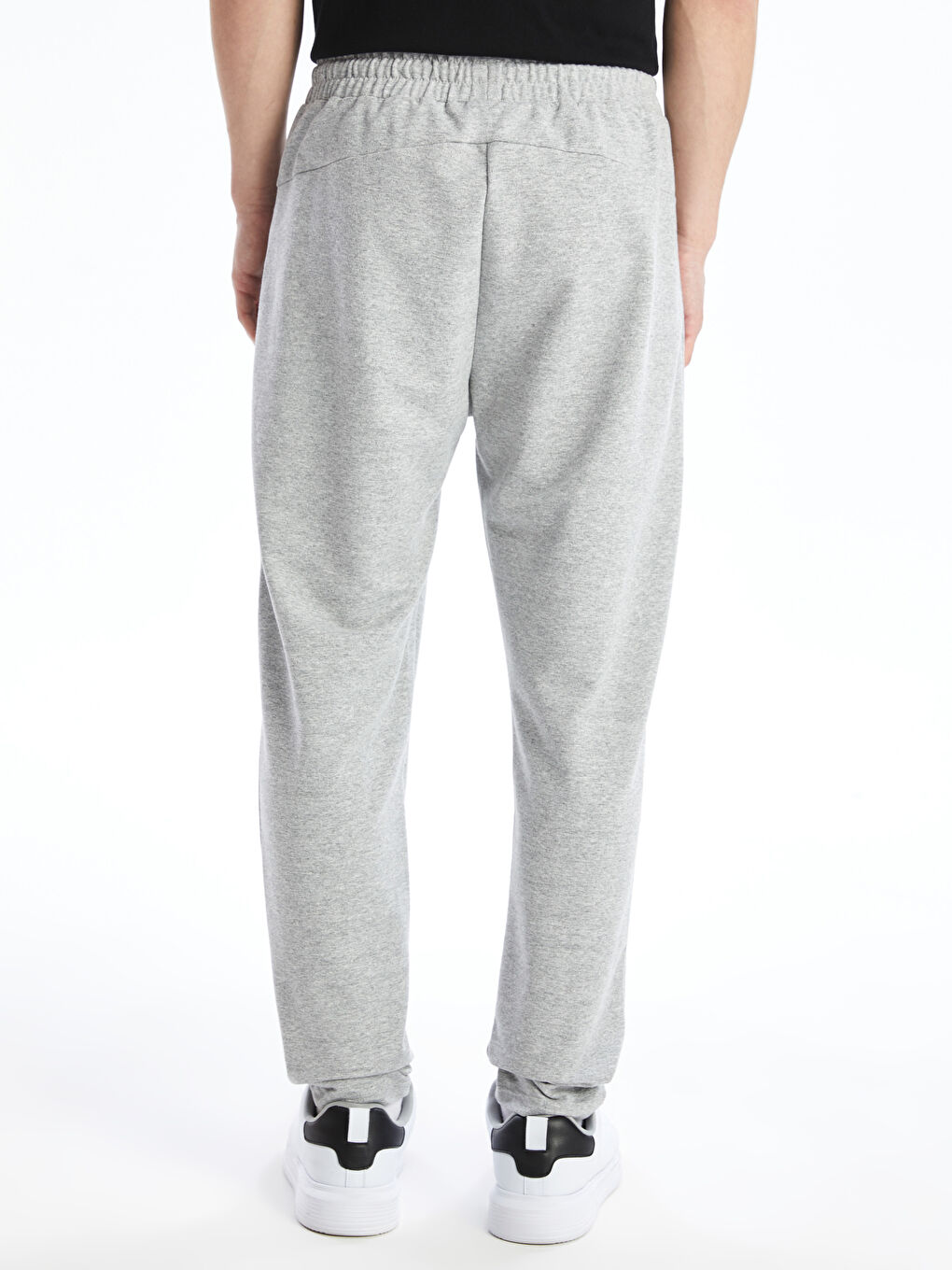 Gri Slim Fit Erkek Jogger Eşofman Altı-3