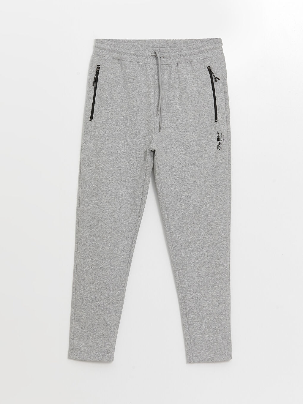 Gri Slim Fit Erkek Jogger Eşofman Altı-4