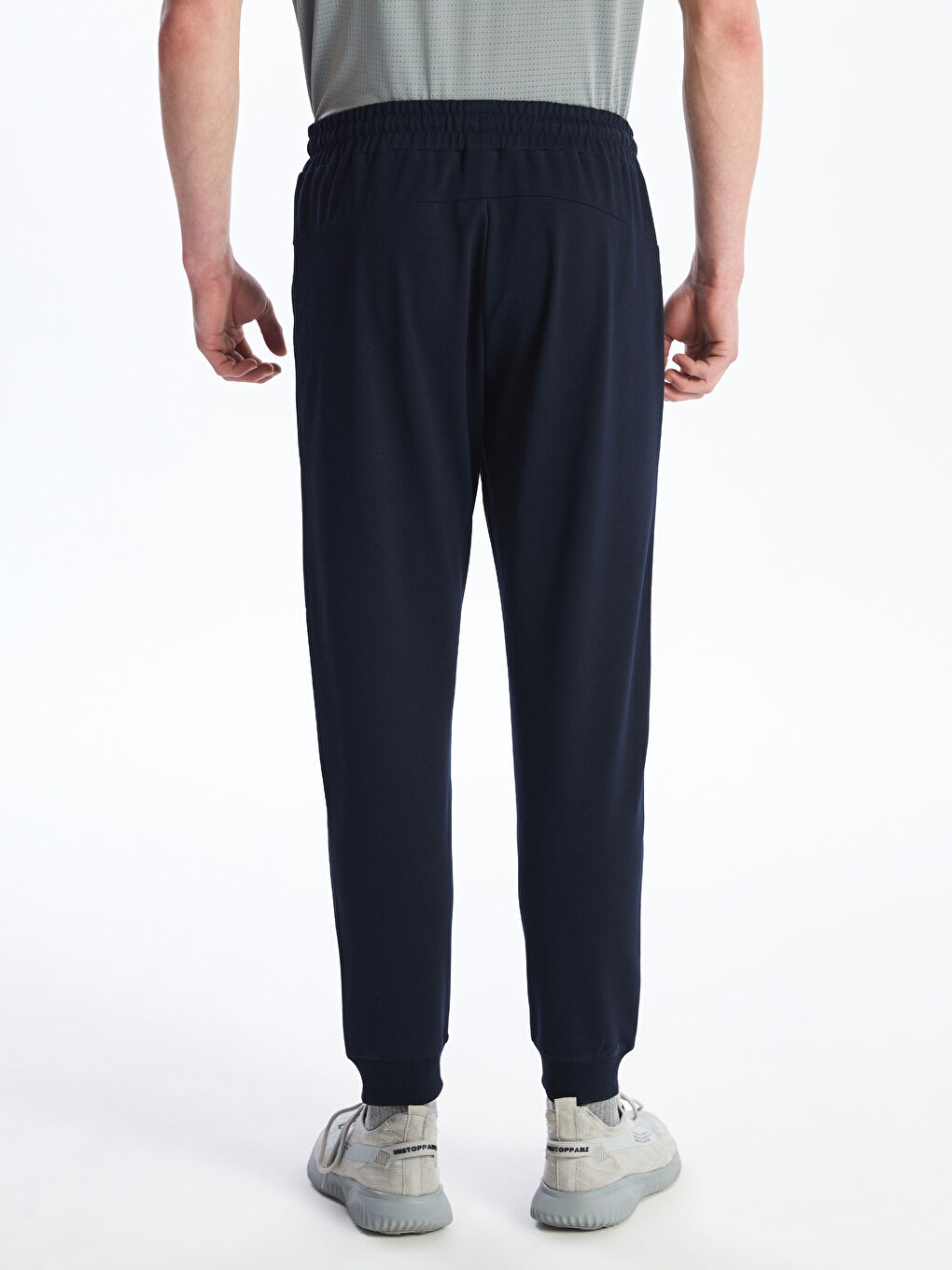 LCW ECO Lacivert Slim Fit Erkek Eşofman Altı - 4