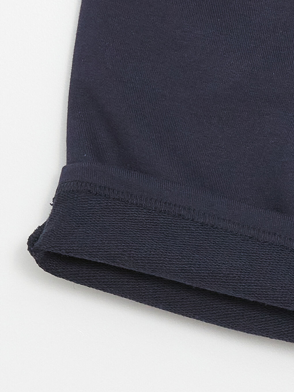 Lacivert Beli Lastikli Basic Erkek Çocuk Şort-2