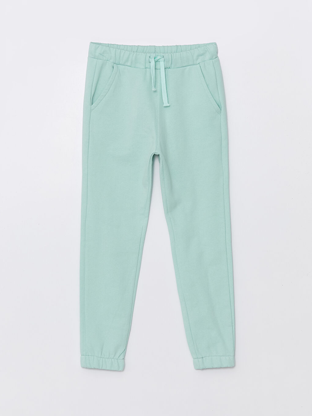 Yeşil Beli Lastikli Basic Erkek Çocuk Jogger Eşofman Altı