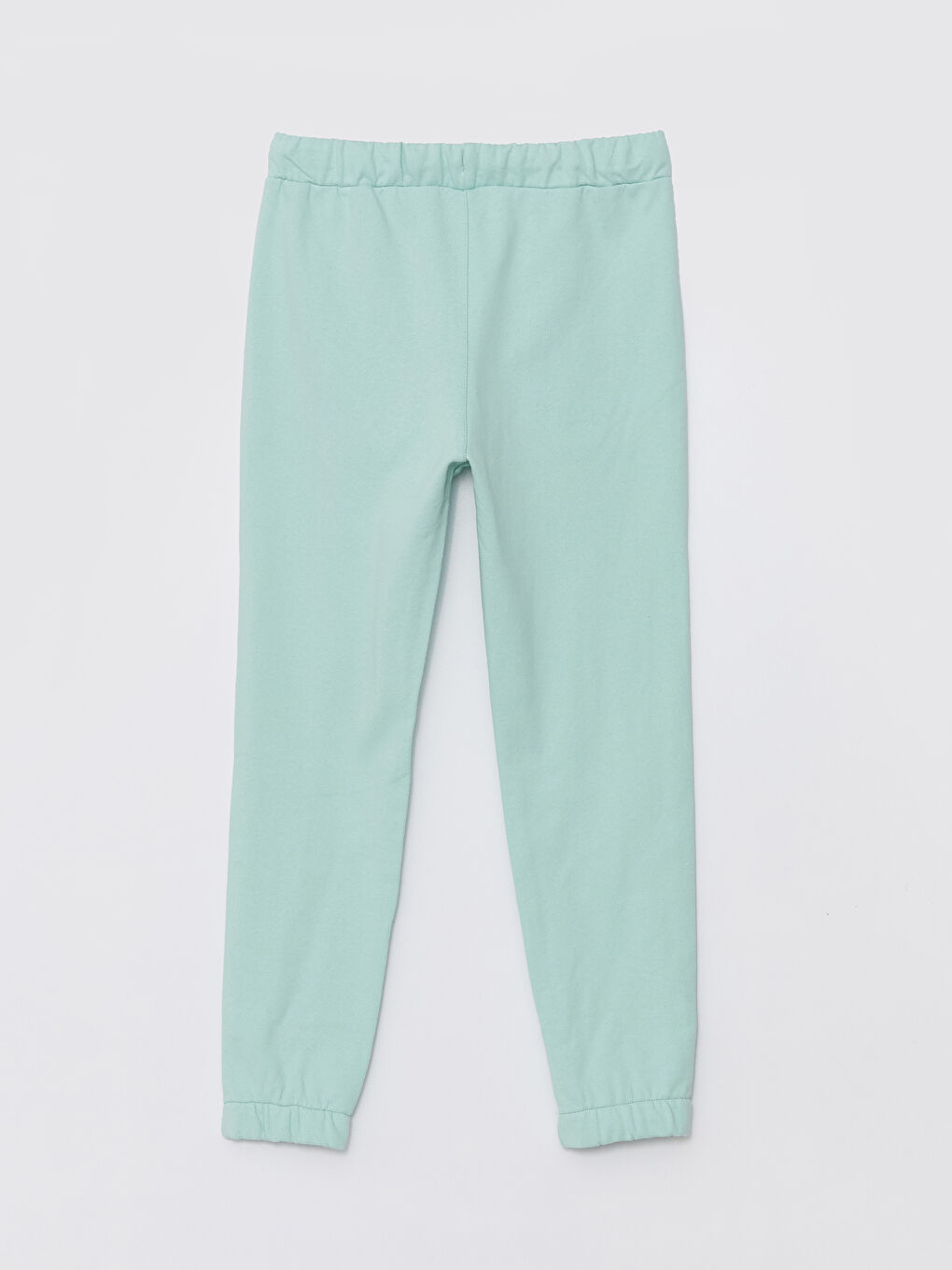 Yeşil Beli Lastikli Basic Erkek Çocuk Jogger Eşofman Altı-1