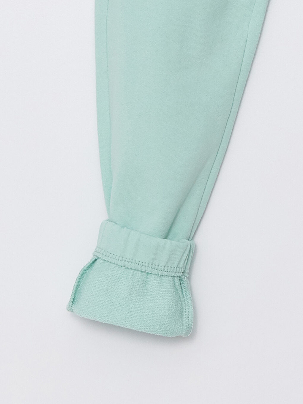 Yeşil Beli Lastikli Basic Erkek Çocuk Jogger Eşofman Altı-2