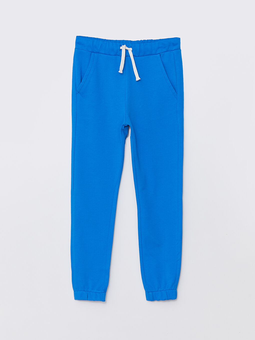 Mavi Beli Lastikli Basic Erkek Çocuk Jogger Eşofman Altı