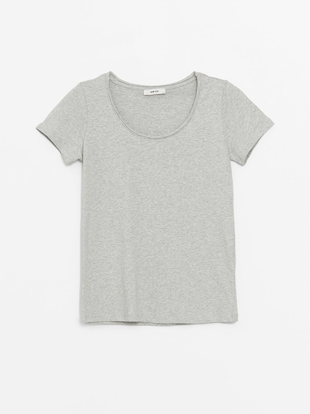 Crew Neck Plain Short Sleeve Women's T-Shirt -S4KP61Z8-JMD