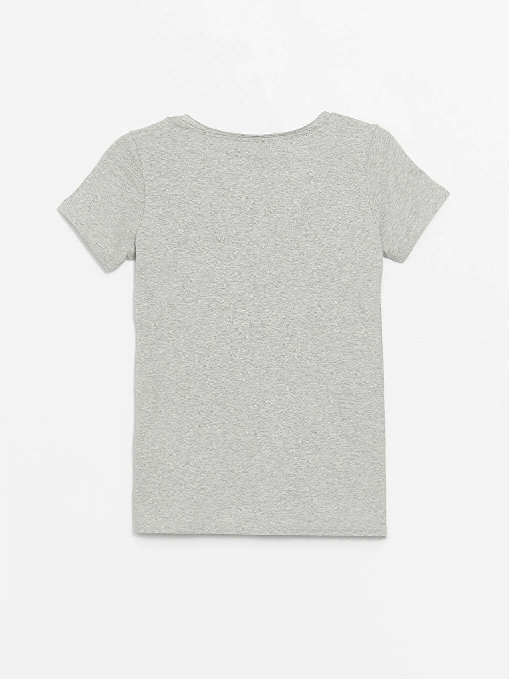 Crew Neck Plain Short Sleeve Women's T-Shirt -S4KP61Z8-JMD