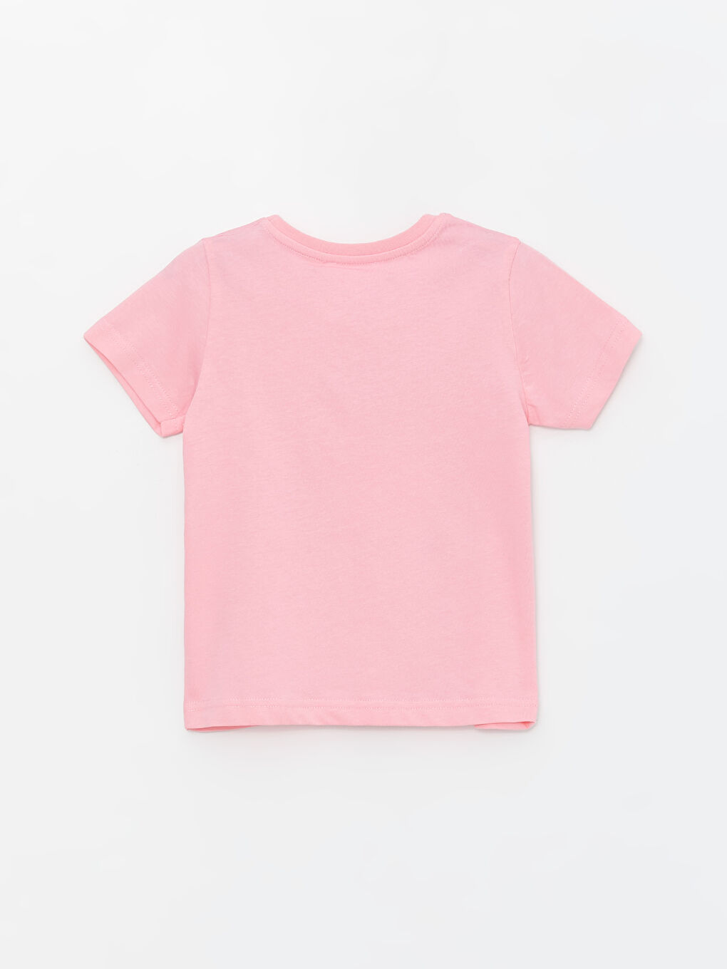 Pembe Bisiklet Yaka Kısa Kollu Kız Çocuk Pijama Takım-5