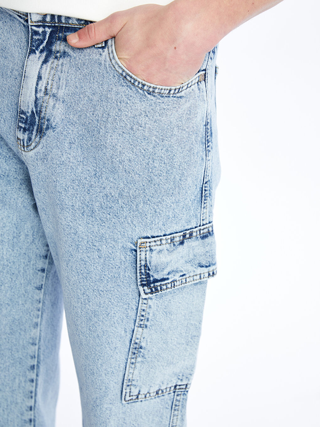 LCW Jeans Baggy Fit Men's Jeans -S4KQ01Z8-311