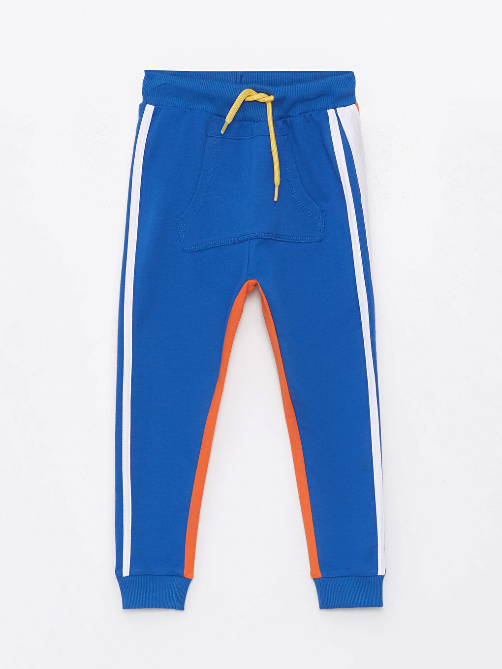 Mavi Beli Lastikli Baskılı Erkek Bebek Eşofman Altı-3