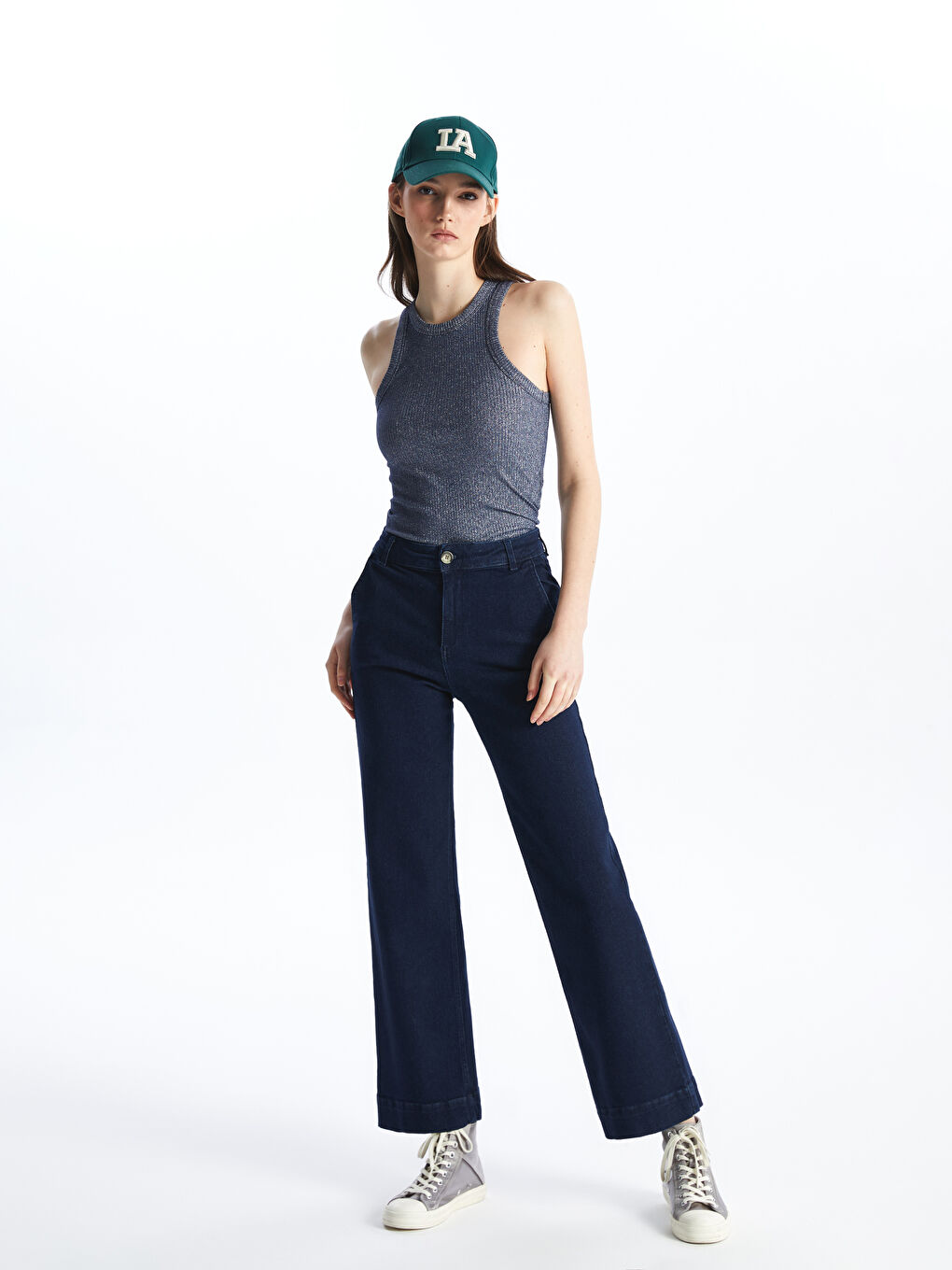 Wideleg Women's Jeans -S4KR43Z8-309