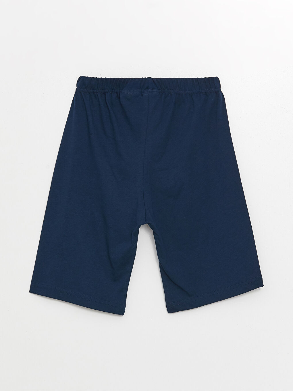 Lacivert Beli Lastikli Minions Baskılı Erkek Çocuk Pijama Şort-1