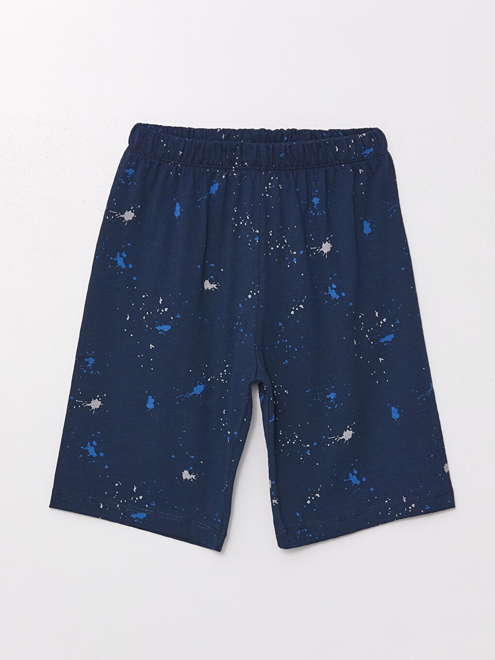 Gri Beli Lastikli Erkek Çocuk Pijama Şort