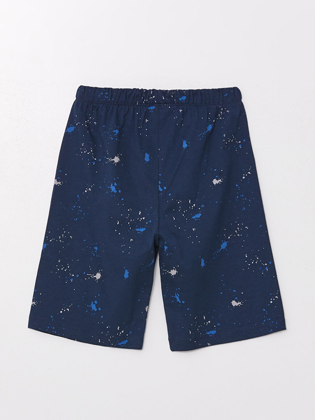 Gri Beli Lastikli Erkek Çocuk Pijama Şort-1