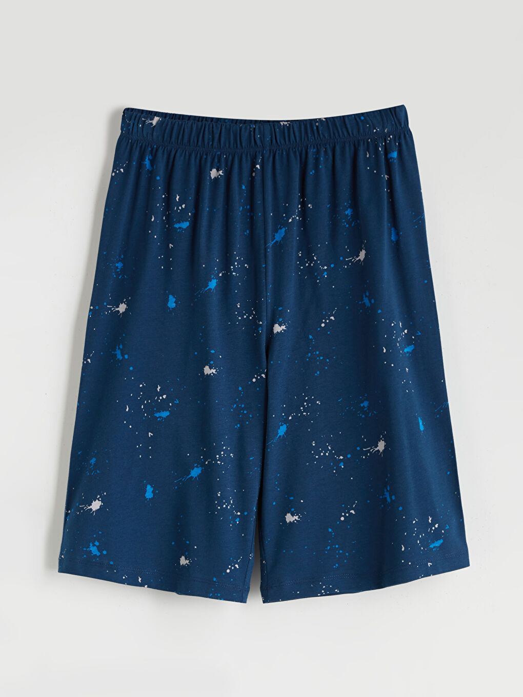 Lacivert Beli Lastikli Erkek Çocuk Pijama Şort