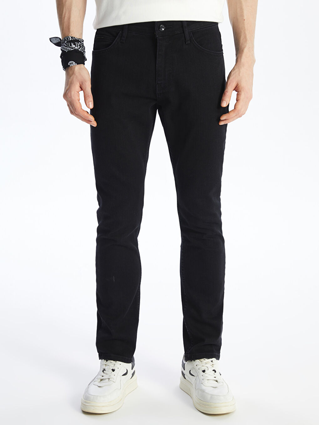 Siyah 750 Slim Fit Erkek Jean Pantolon-2
