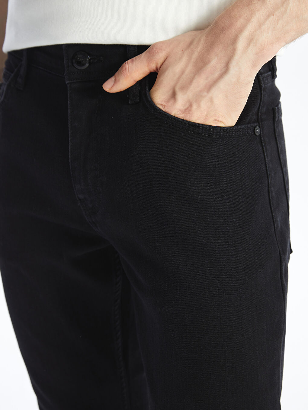 Siyah 750 Slim Fit Erkek Jean Pantolon-3