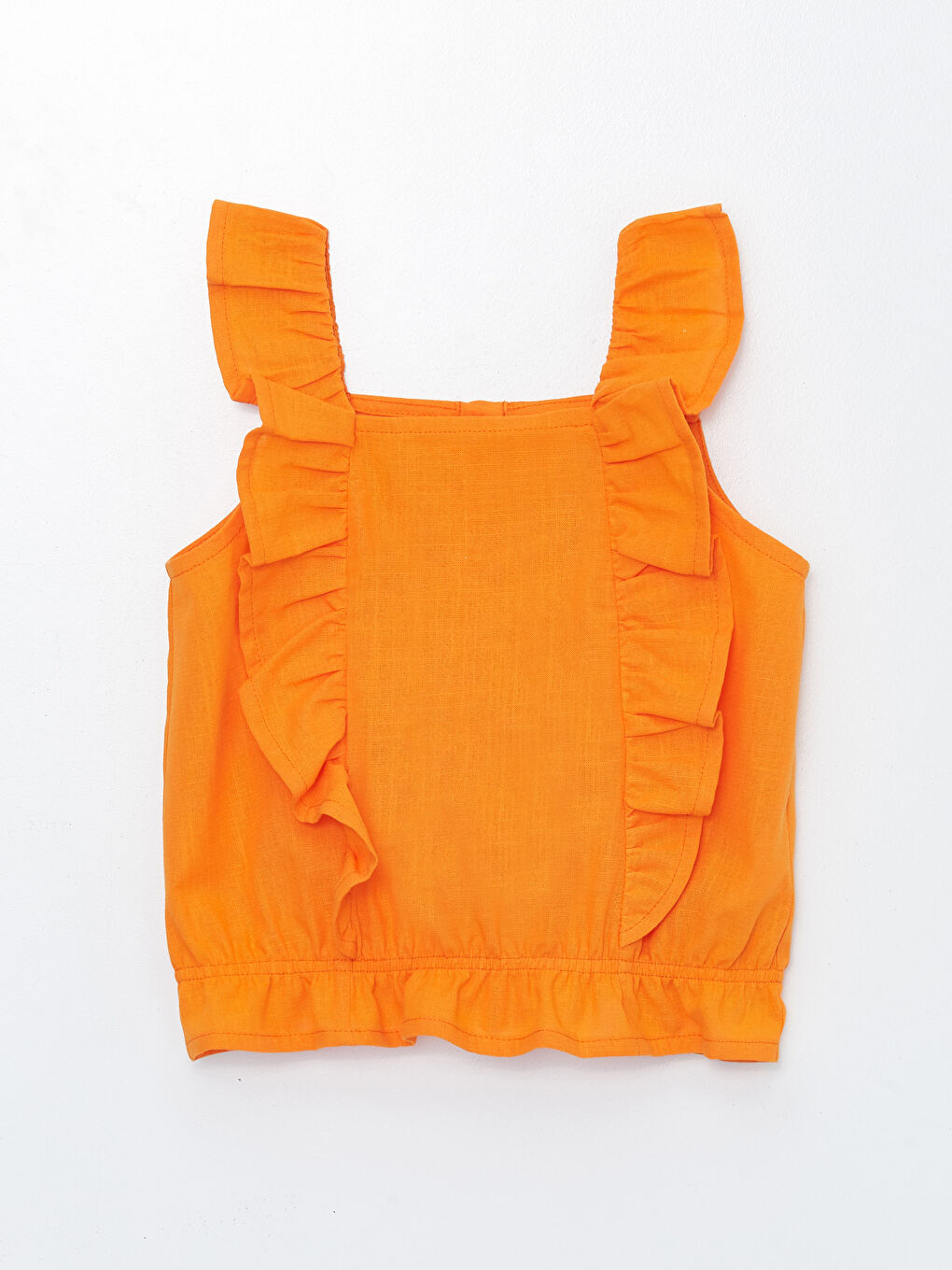 Square Collar Sleeveless Baby Girls' Blouse and Skirt 2 Pack Set-1