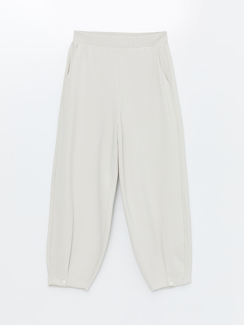 LCW Vision Elasticated Waist Relaxed Fit Women's Trousers -S4KS89Z8-VF5