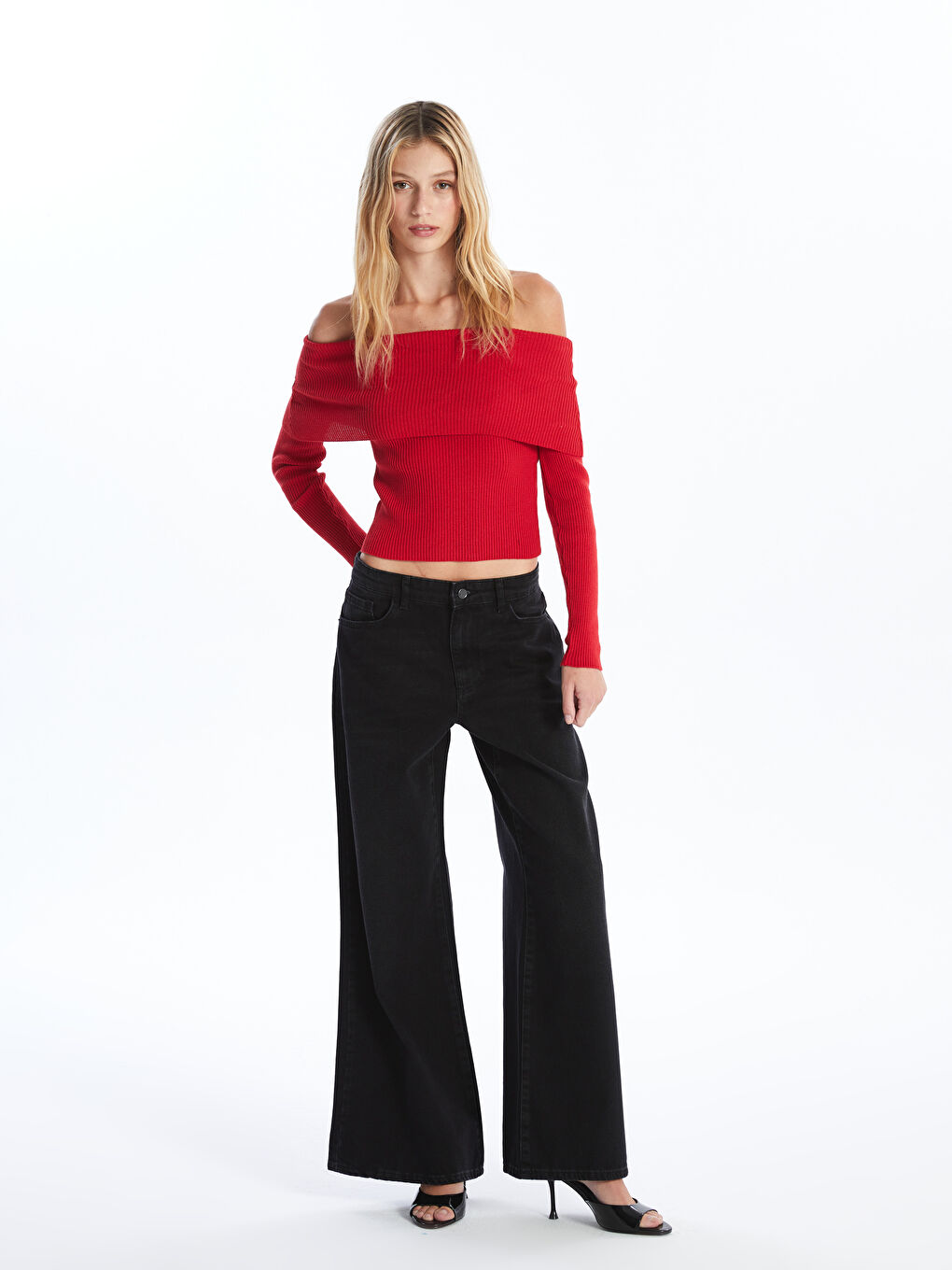 LCW Jeans Wideleg Women's Jeans -S4KT06Z8-327