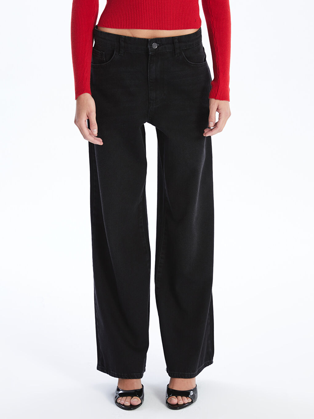 LCW Jeans Wideleg Women's Jeans -S4KT06Z8-327