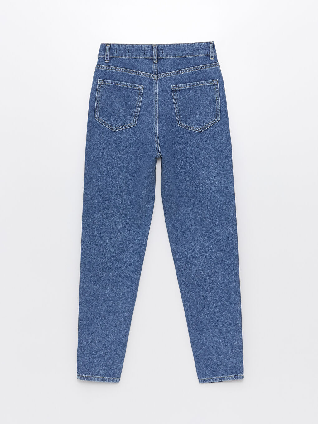 LCW Jeans Orta İndigo Rodeo Mom Fit Kadın Jean Pantolon - 5