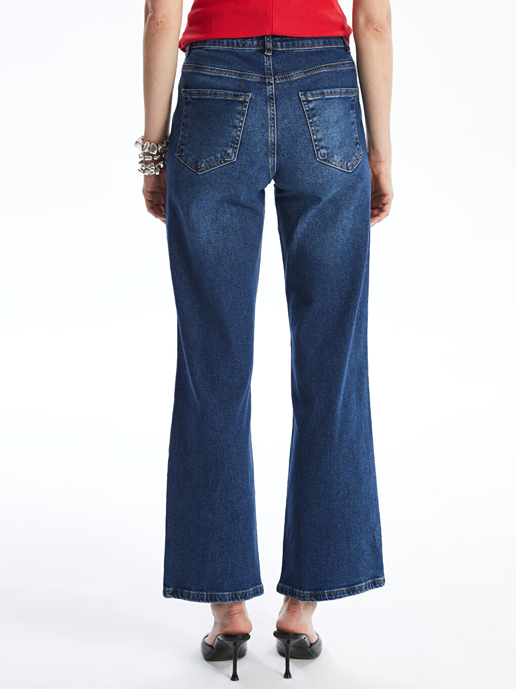 Wideleg Women's Jeans -S4KT58Z8-507