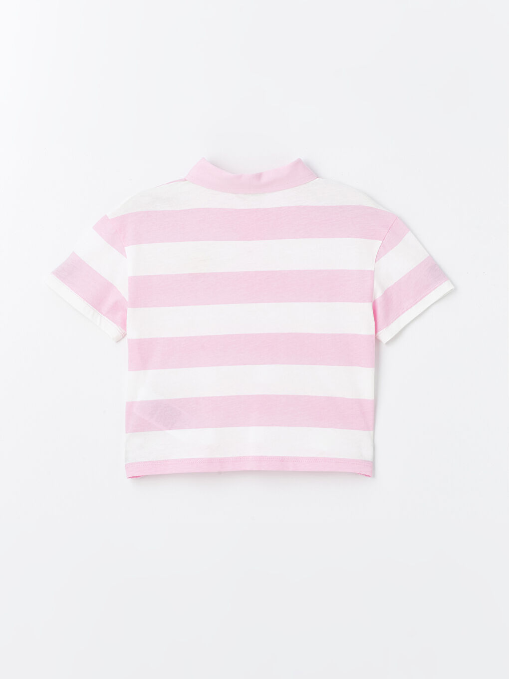 Polo Neck Short Sleeve Girls T-Shirt -S4KT64Z4-LHK